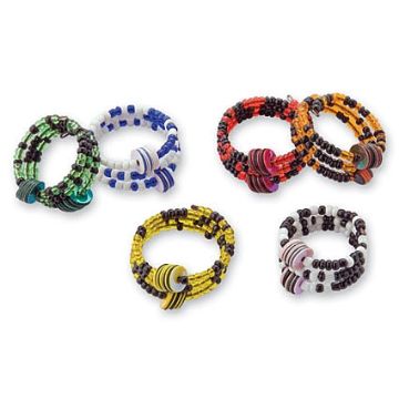 SEED BEAD RINGS  72/PK     SMK RNG113