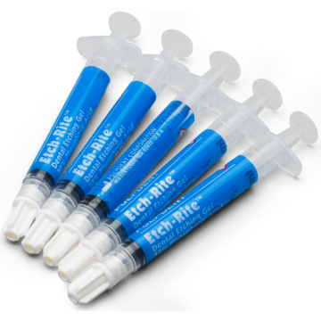 Etch-Rite Empty Syringe 3ml, Utility Syringe, Unfilled 3ml syringes, 5/Pkg