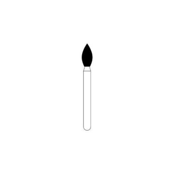 NTI Gold Pack Diamond Burs, Pointed Football, 368-023, Coarse, C368-023G, 50/Pkg