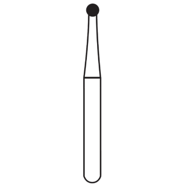Alpen Operative and Surgical Carbide Burs, Round, #5 FG, R100005, 10/Pkg