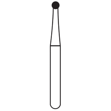 Alpen Operative and Surgical Carbide Burs, Round, #5 RA, R200005, 10/Pkg