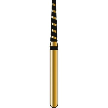 Alpen TurboCut Diamonds, Flat End Taper, 847-014, 8mm, R847TC014FG, 5/Pkg