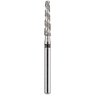 Midwest Once Helical Sterile Single-Patient Diamonds, Taper Flat End, 846-016, S1846016SC, 25/Pkg