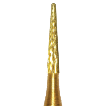 Midwest Once Sterile Carbide Burs, Trimming and Finishing - Taper T-Series, #9214 T-2, FG, 30 Blade, 319501, 10/Pkg