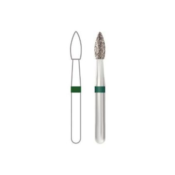 Midwest Once Sterile Single-Patient Diamonds, Football, 368-018 FG, Coarse, 1368018C, 25/Pkg