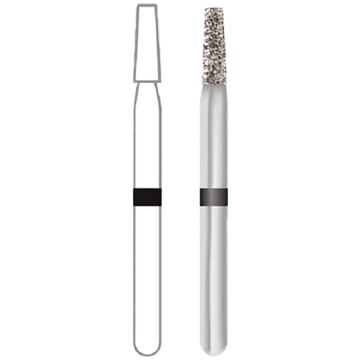 Midwest Once Sterile Single-Patient Diamonds, Taper Flat End Modified KR, 845KR-018 FG, Super Coarse, 1845KR018SC, 25/Pkg