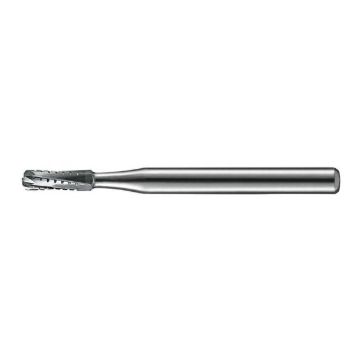 Kerr Operative Carbide Burs (Formerly "KaVo Kerr"), Straight Round End X-Cut Fissure - 1558, FG, Clinic Pack, FG1558-KCC, 100/Pkg