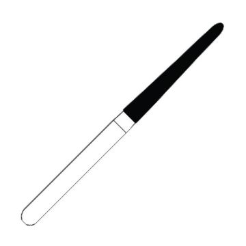 Quala Single-use Diamonds, Super Coarse, 850-018 - Flat End Taper, Q2080013, 10/Pkg