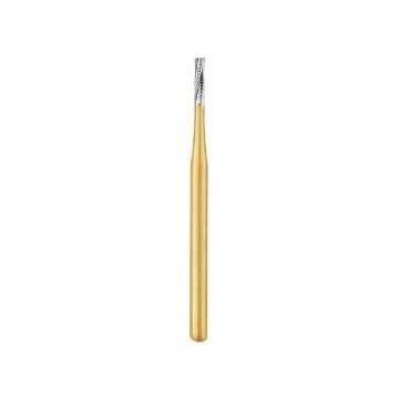 Great White Gold Series Carbide Burs, FG, #GWSL-557, Straight Fissure Surgical Pack, 18220-5, 5/Pkg