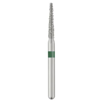 Piranha Single Use Diamonds, Round End Taper, 856-014, Coarse, FG, 856-014C, 25/Pkg