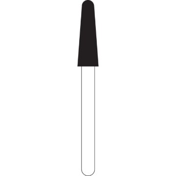 ZIR-CUT Diamonds, Round End Taper FG, #856-025, Z856-025, 5/Pkg