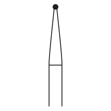 Midwest Operative Carbide Burs, Round, #1/2 LA, 389102, 10/Pkg
