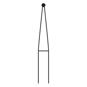 Midwest Operative Carbide Burs, Round, #1/4 LA, 389101, 10/Pkg