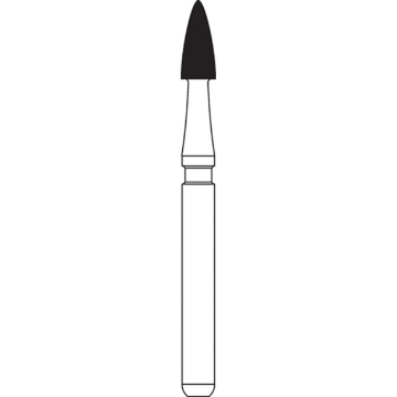 NTI Trimming & Finishing Carbides, Pointed Football, H274-016, Regular, H274-016, 5/Pkg