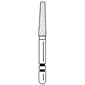 Two Striper Diamonds, KR Modified Shoulder Prep - Taper, 703.8, Super Coarse, 2015718, 5/Pkg