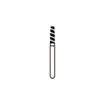 NTI Super Coarse Turbo Diamond Burs, Modified Flat End Taper, 846KR-T-016, SC846KRT-016, 5/Pkg