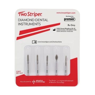 Two Striper Specialty Diamonds, Crown Cut - Assorted, 2015500, 5/Pkg