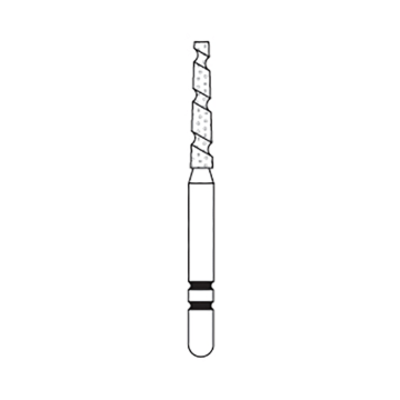 Two Striper TS2000 Coarse Diamonds, Flat End Taper, 2000.8, 2000008, 5/Pkg