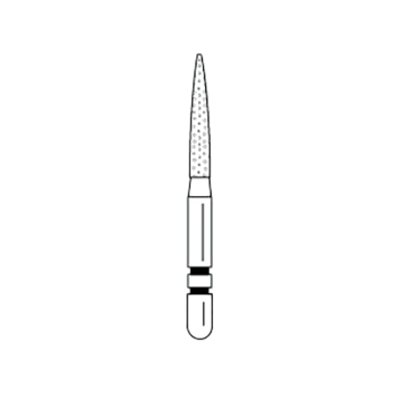 TwoStriper TSZtech Diamond Burs, Flame, 260.8ZM, 2015670, 5/Pkg