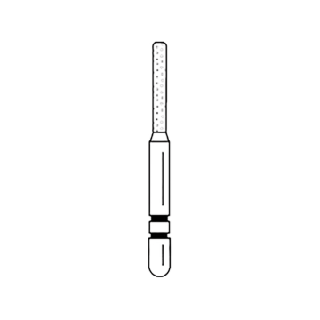 Two Striper Diamonds, Chamfer Prep - KS Cylinder, 575.7, Coarse (Green), 2015302, 5/Pkg