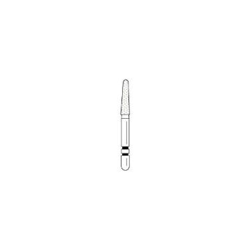 Two Striper Diamonds, Chamfer Prep - Round End Taper, 767.7, Fine (Red), 2015483, 5/Pkg