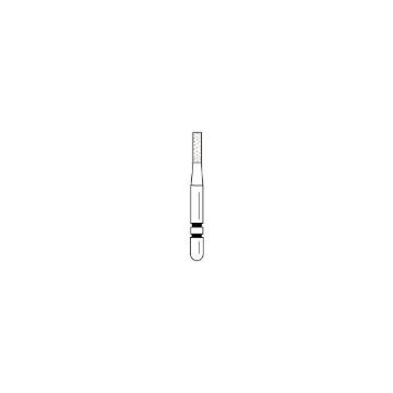 Two Striper Diamonds, Shoulder Prep - Flat End Cylinder, 514.4, Coarse (Green), 2015274, 5/Pkg