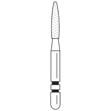 Two Striper Feather Edge Prep Diamonds, Flame, 265.6, Fine (Red), 2015159, 5/Pkg