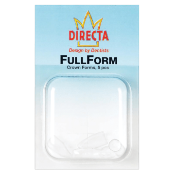 FullForm Transparent Peel Off Crowns, Refill, M-2, 609623, 5/Box