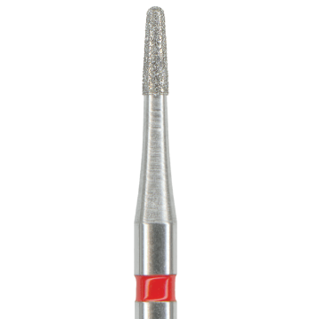NTI Multi-Use Rotary Diamonds, Round End Flame, 274-016, Fine, F274-016, 5/Pkg