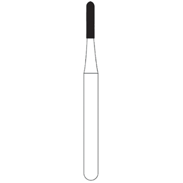 NTI 2-Piece Operative Carbide Burs, Round End Cylinder - FG, #1158, H1158-FG, 5/Pk