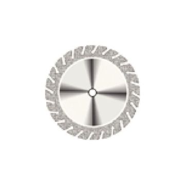 NTI Diamond Discs, Serrated/Serrated Die Separating, D946-190, Double Sided, Medium