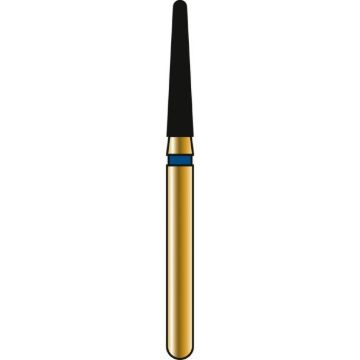 Alpen Swiss Gold Diamonds, Round End Taper, 856-8-016, Coarse, 60032297, 5/Pk
