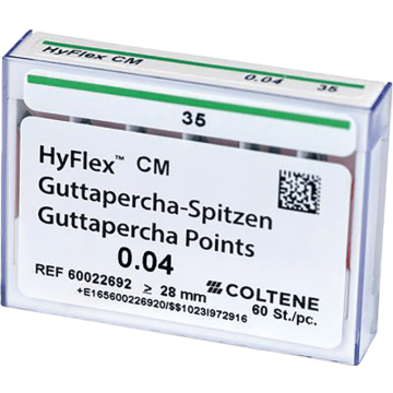HyFlex CM Gutta Percha Points, .04 Taper, #35, 60022692, 60/Pkg