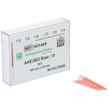 Pink Hygenic Gutta Percha Points, ISO 55, H01477, 100/Pkg