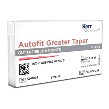 AutoFit Greater Taper Gutta Percha Points, .06, 972-0102, 50/Pkg