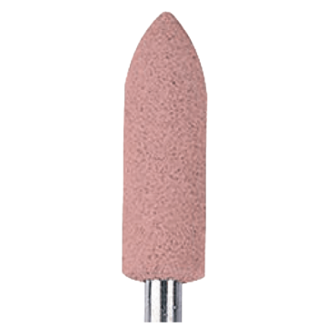 NTI Silicone Polishers (Porcelain), High Shine (Pink), HP, Bullet, P0361, P0361, 10/Pkg
