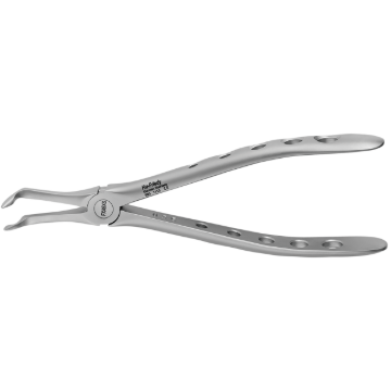 HuFriedy Surgical Forceps, Atraumair, #45, Lower Roots, Serrated, FX45XS, 1/Pkg