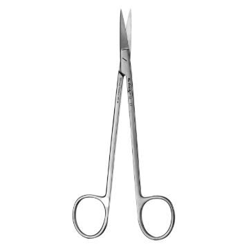 Hu-Friedy Surgical Scissors, Standard, Kelly #2, Straight, S2, 1/Pkg