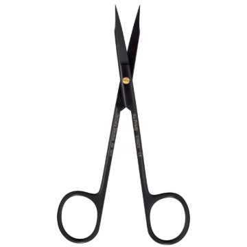 Hu-Friedy Surgical Scissors, Super-Cut Black Line, Goldman-Fox, Curved, S16SCX, 1/Pkg