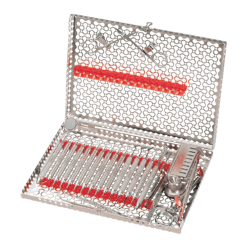 IMS Infinity Series Cassettes, Large Cassette - 16 Instrument, with Accessory, Red, IMN4160, 1/Pkg