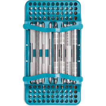 E-Z Jett Cassettes, Slim - 8-Instrument, Teal, 50Z911J, 1/Pkg