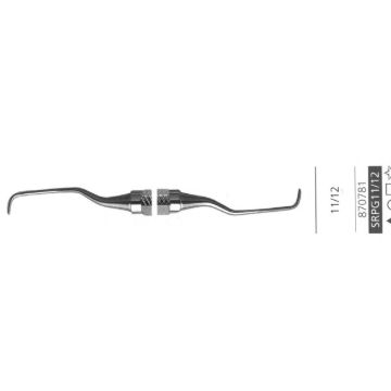 Gracey Curettes After Five, 11/12 Double End, #2 Handle, SRPG11/12, 1/Pkg