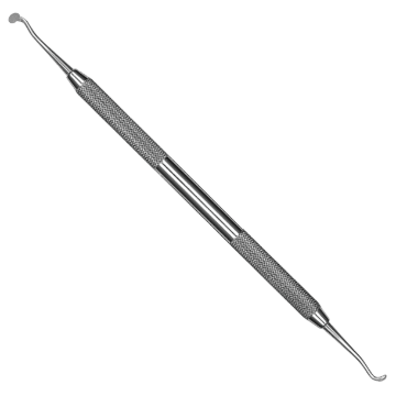 Hu-Friedy Carvers, Double End, #4 Tanner, #41 Round Handle, CV4T, 1/Pkg