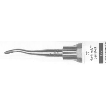 Hu-Friedy Elevators, Serrated, E77, Sure Grip #510 Handle, E77, 1/Pkg