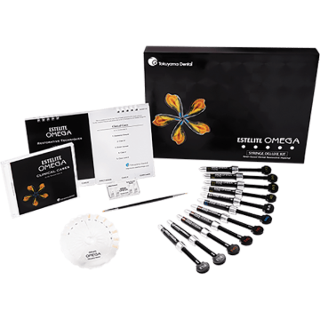 Estelite Omega Resin-Based Restorative, Deluxe Kit, Syringe Delivery