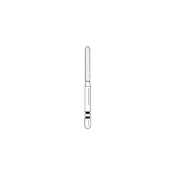 Two Striper Bevel Shoulder Prep Diamonds, Bevel-end Cylinder, 244.10, Coarse, 2015064, 5/Pkg