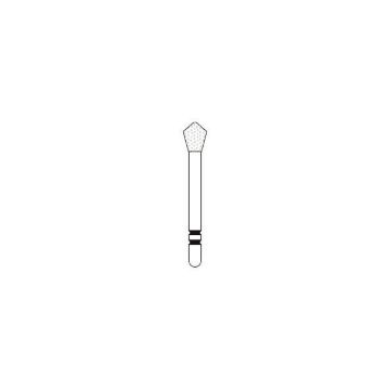 Two Striper MFS Finishing Diamonds, Acorn (Skooter), 2 (T2), Medium, 2015192, 5/Pkg