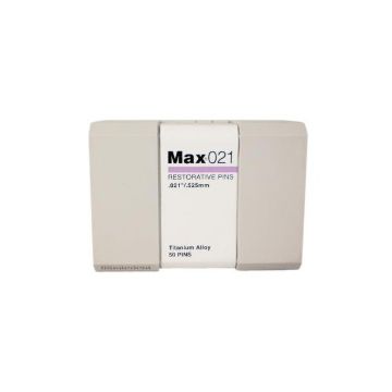 Max Restorative Pins, Bulk package, M-23 .021 x .525mm (purple), M23, 50/Kt