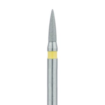 Flame Diamond Bur, 1.2mm Ø, Extra Fine, FG, 861C-012-FG, 5/PK