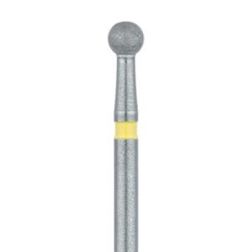 Round Diamond Bur, 2.3mm Ø, Extra Fine, FG, 801C-023-FG, 5/PK